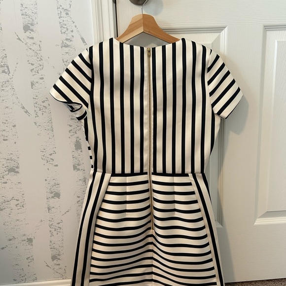 Topshop dress satin striped size 4 mini dress - Picture 2 of 7